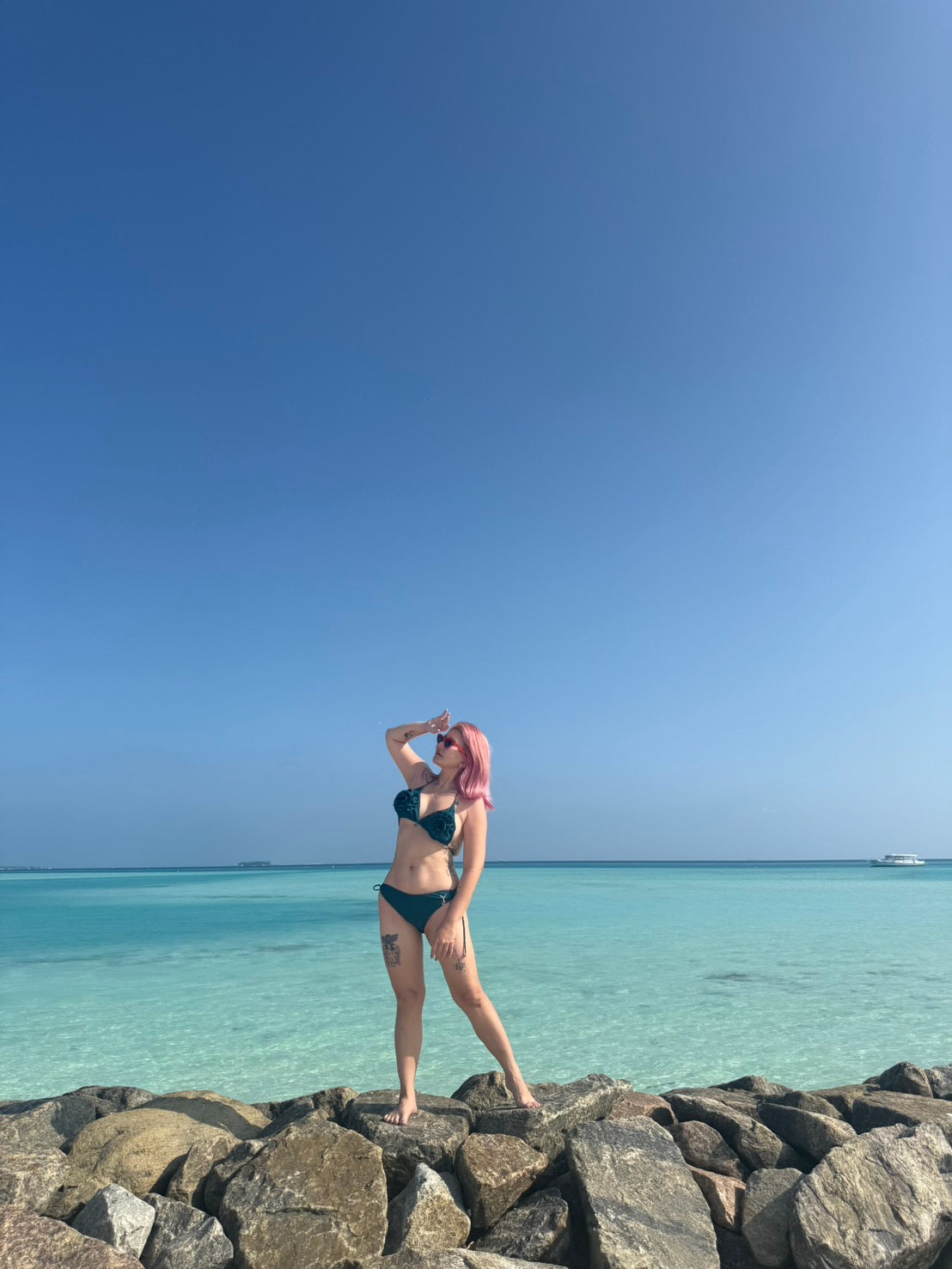 BHUSANAKAN SWIMWEAR "Rosette Ruff" Bikini