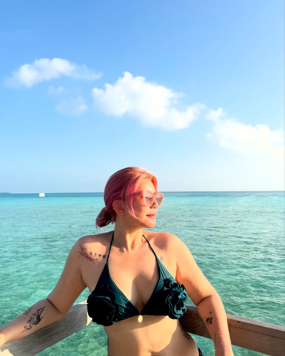BHUSANAKAN SWIMWEAR "Rosette Ruff" Bikini