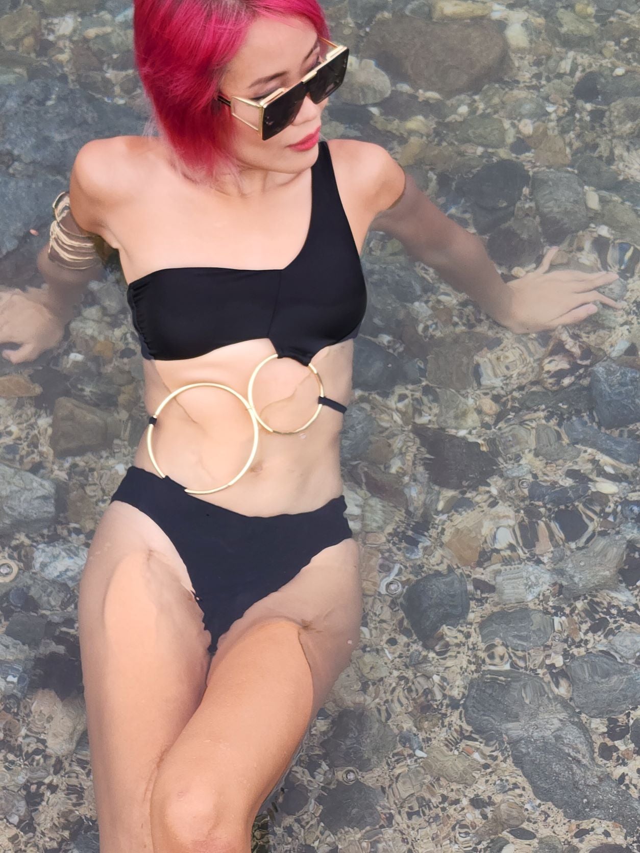 Black Swan Gold O-Ring Bikini
