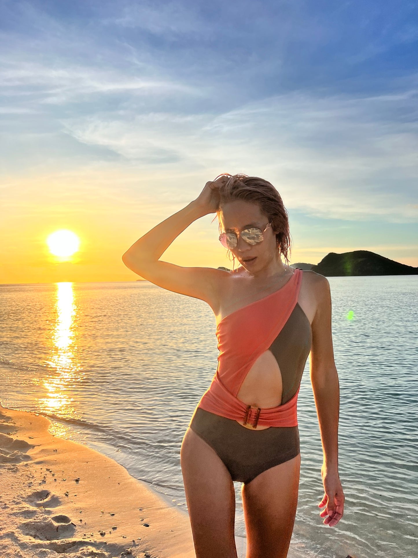 House Finch One-Piece Swimsuit