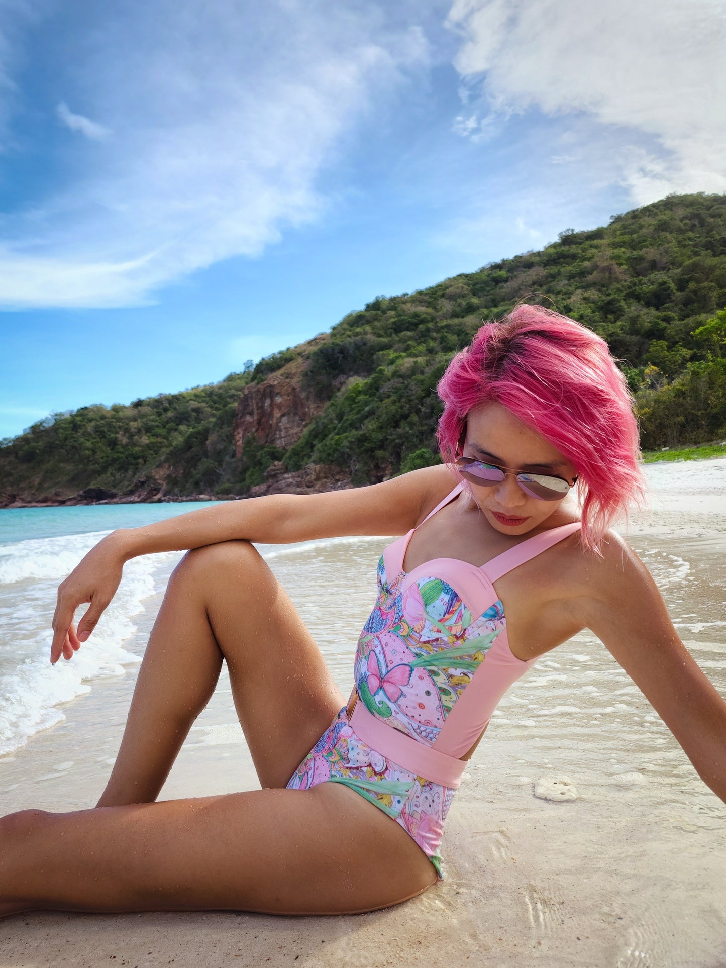 Hummingbird One-Piece Swimsuit