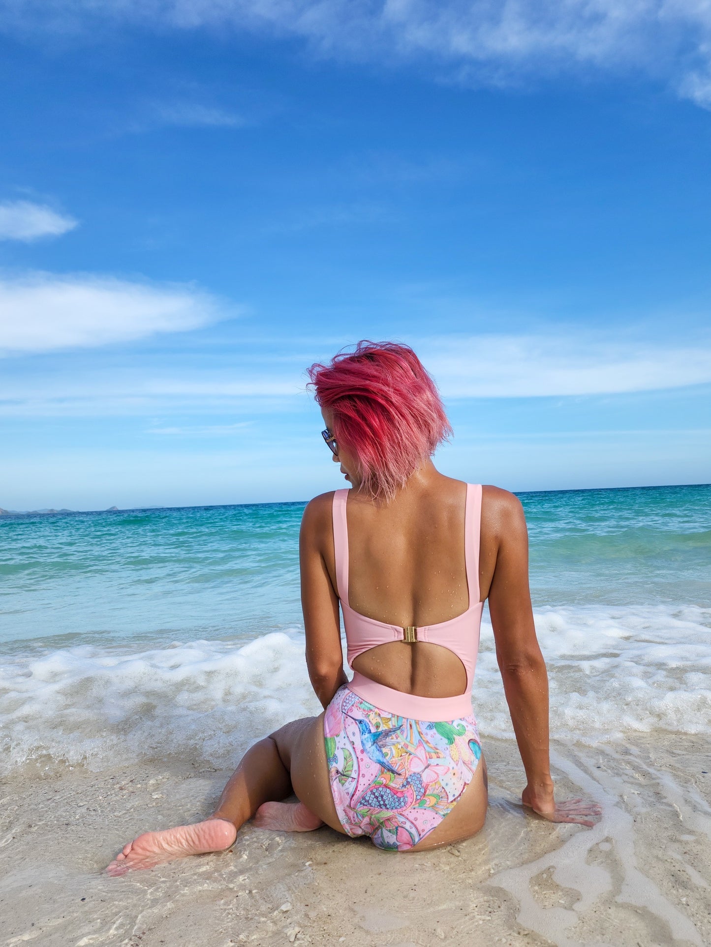 Hummingbird One-Piece Swimsuit