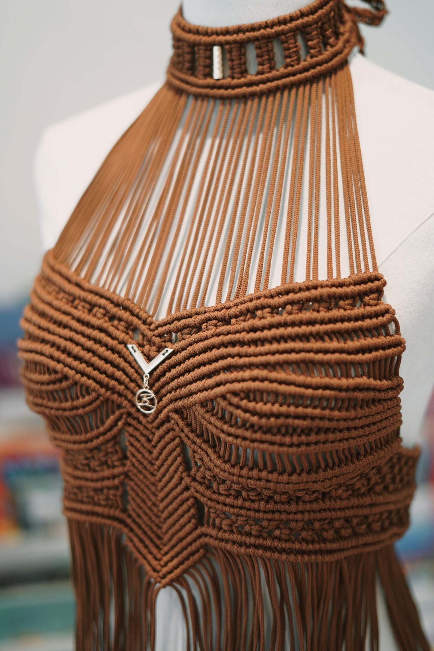 บิกินี่งานแฮนด์เมด BHUSANAKAN SWIMWEAR Macrame Collection รุ่น "Vela" ถักด้วยเชือกโพลีเอสเตอร์ 3mm เลือกสีเชือกได้ค่ะ