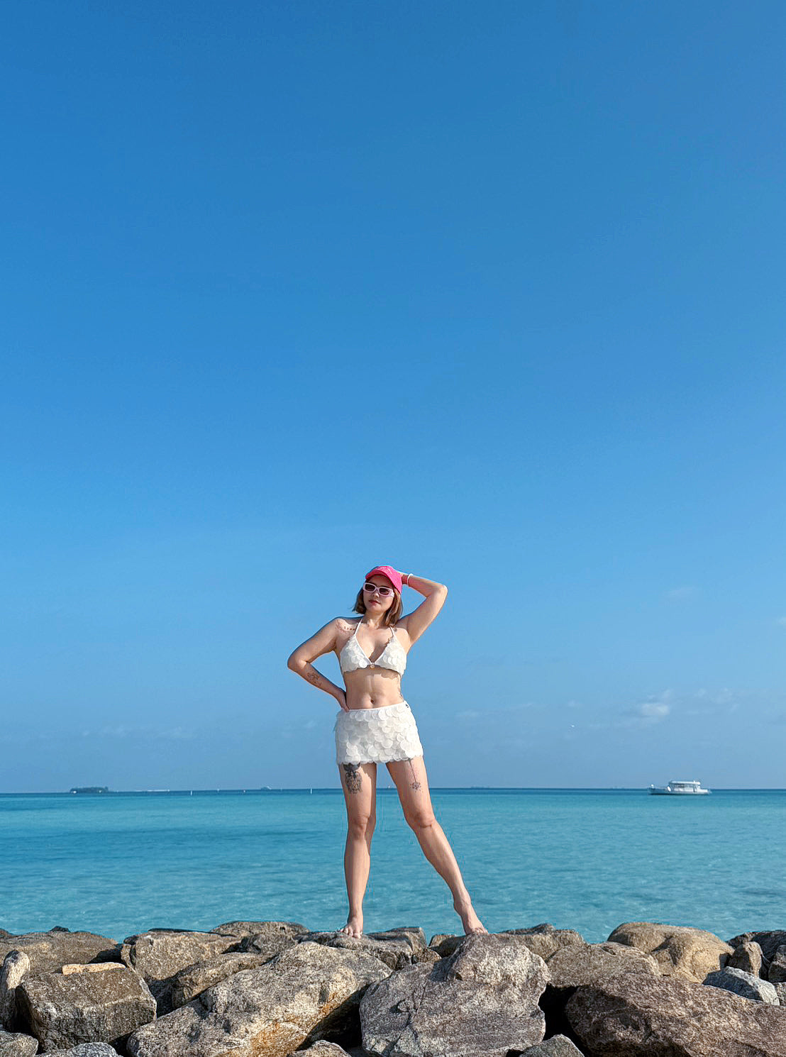 BHUSANAKAN SWIMWEAR Capiz Collection | เซตบิกินีและกระโปรงเปลือกหอยคาปิซ งานเย็บมือสุดประณีต ชุดไปทะเลสไตล์หรูหรา Mermaid Beachwear